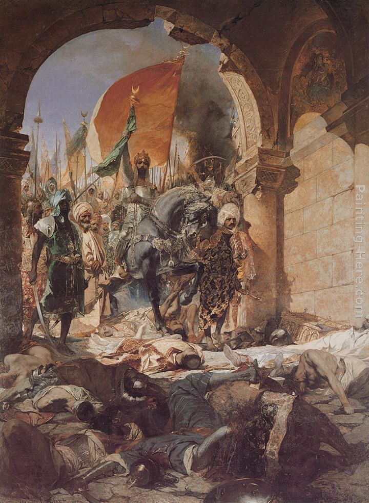 Benjamin Jean Joseph Constant The Entry of Mahomet II into Constantinople
